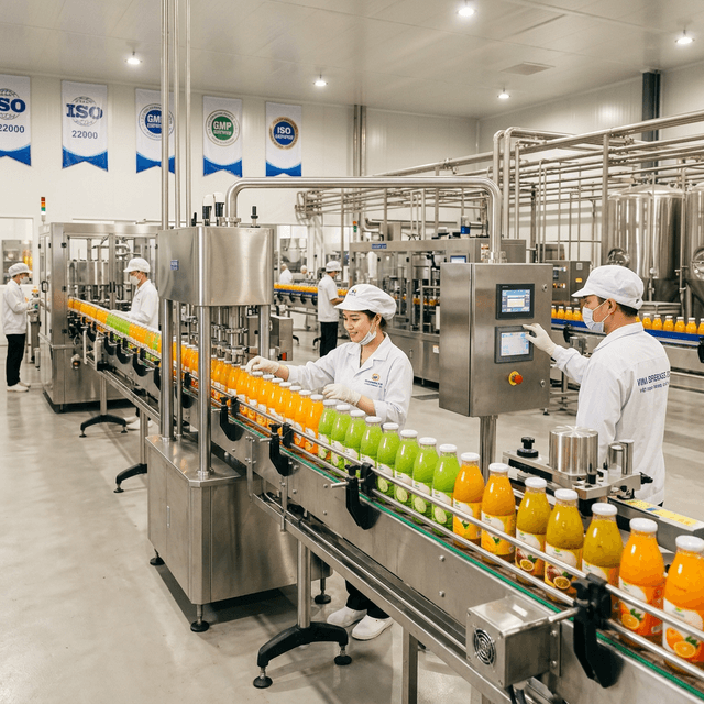 VINUT beverage manufacturing factory