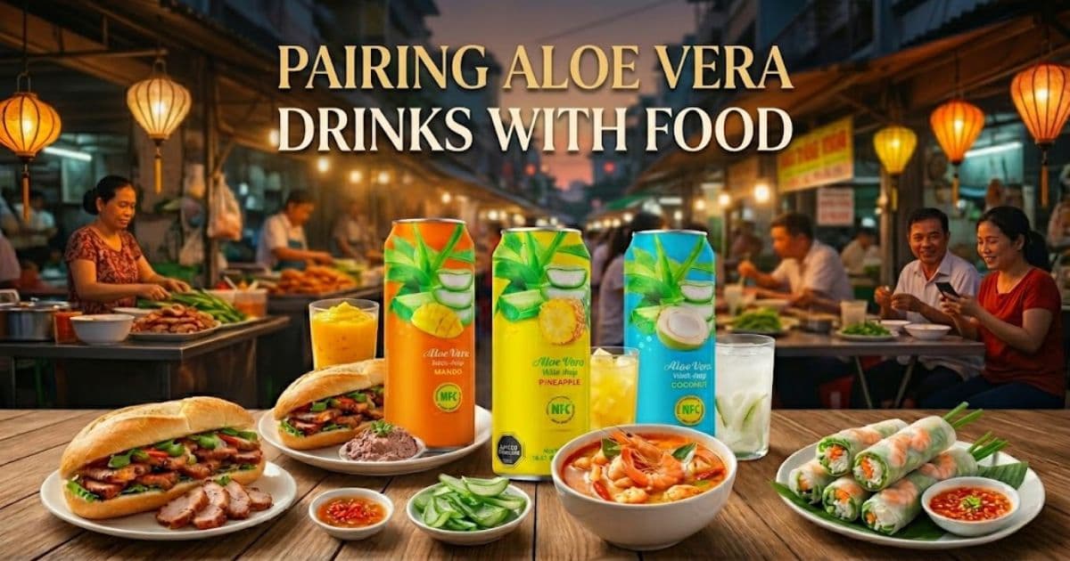 Pairing Aloe Vera Drinks With Food