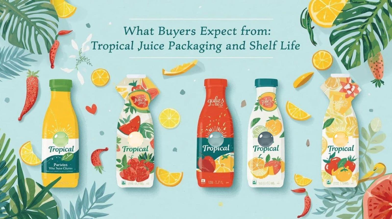 What Buyers Expect from Tropical Juice Packaging and Shelf Life