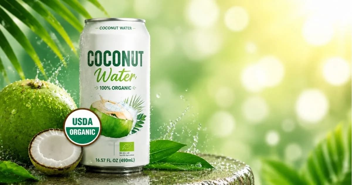 USDA Organic Coconut Water Certification