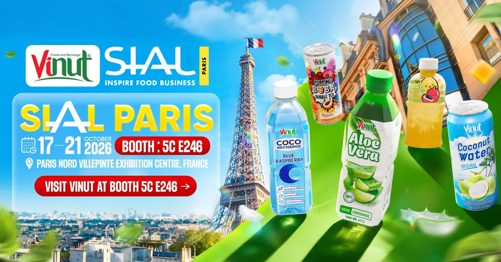 VINUT to Showcase Vietnamese Beverage Products at SIAL Paris 2026