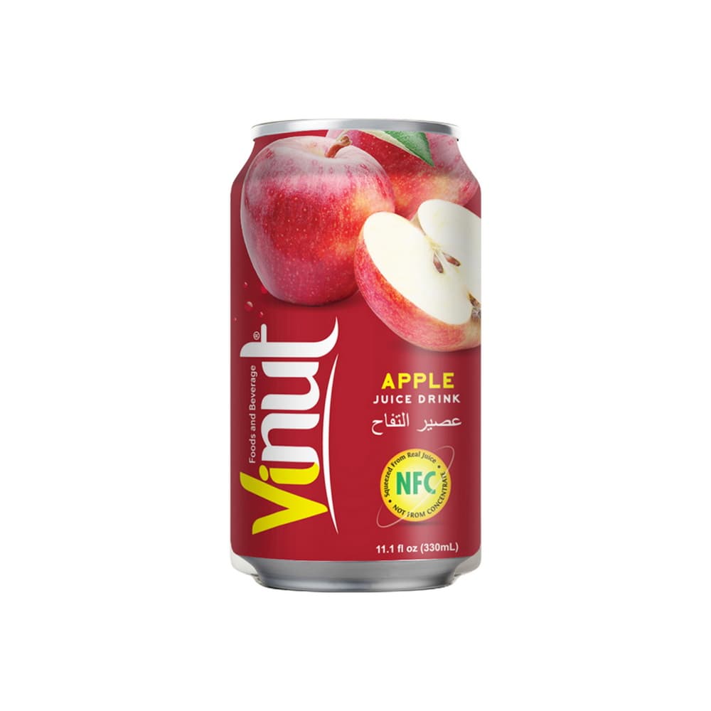 VINUT Apple Juice Drink, 11.1 fl oz (330 mL) Can