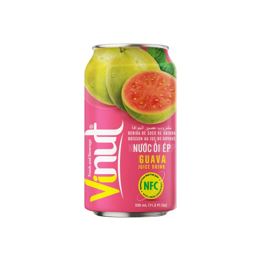 VINUT Guava Juice Drink, 11.1 fl oz (330 mL) Can
