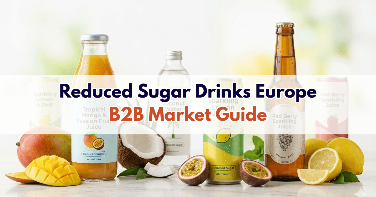 Reduced Sugar Drinks Europe: B2B Market Guide