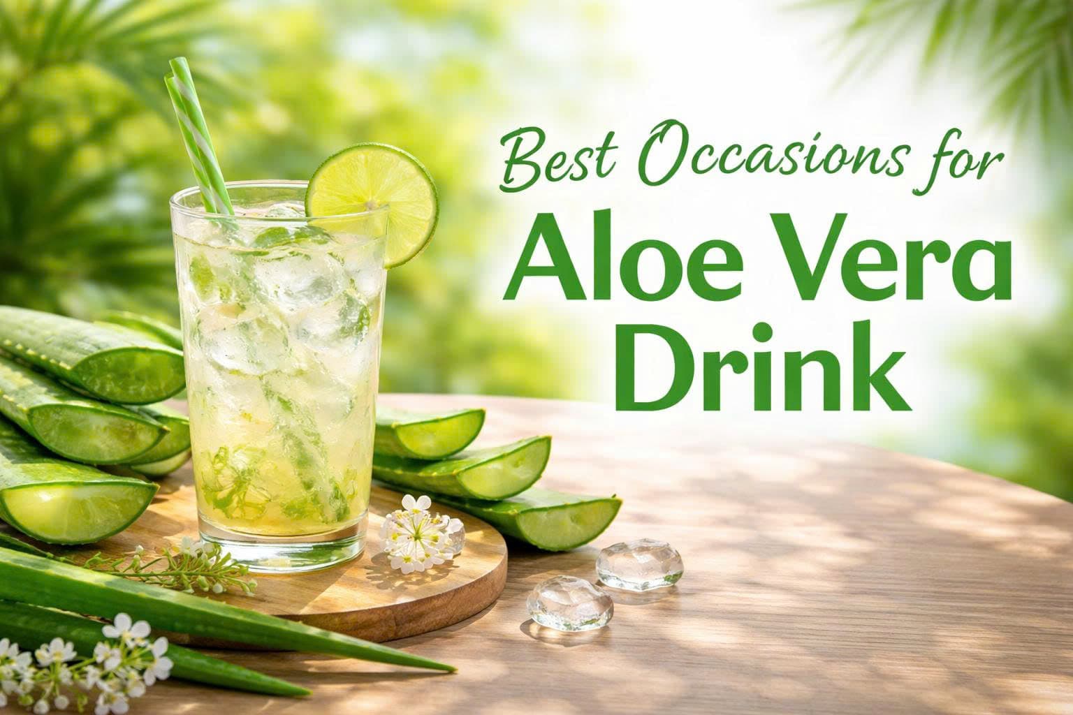 Best Occasions for Aloe Vera Drink: When to Enjoy for Maximum Benefits