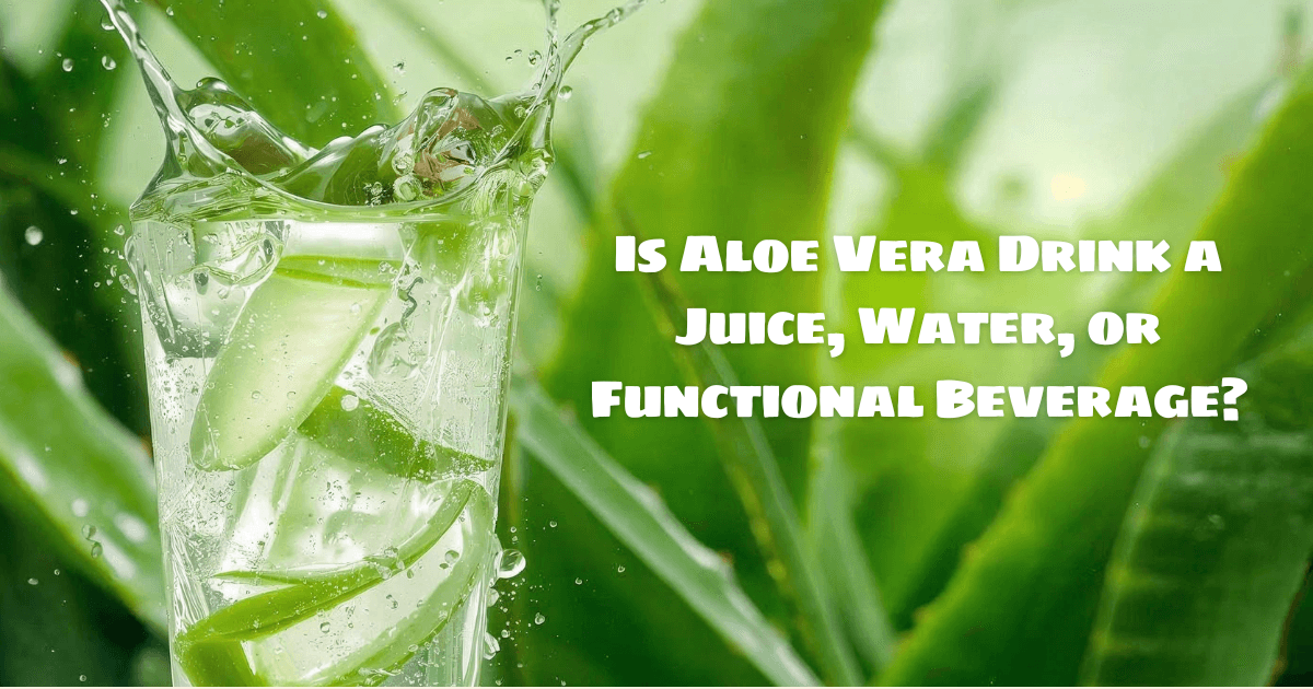 Is Aloe Vera Drink a Juice, Water, or Functional Beverage?