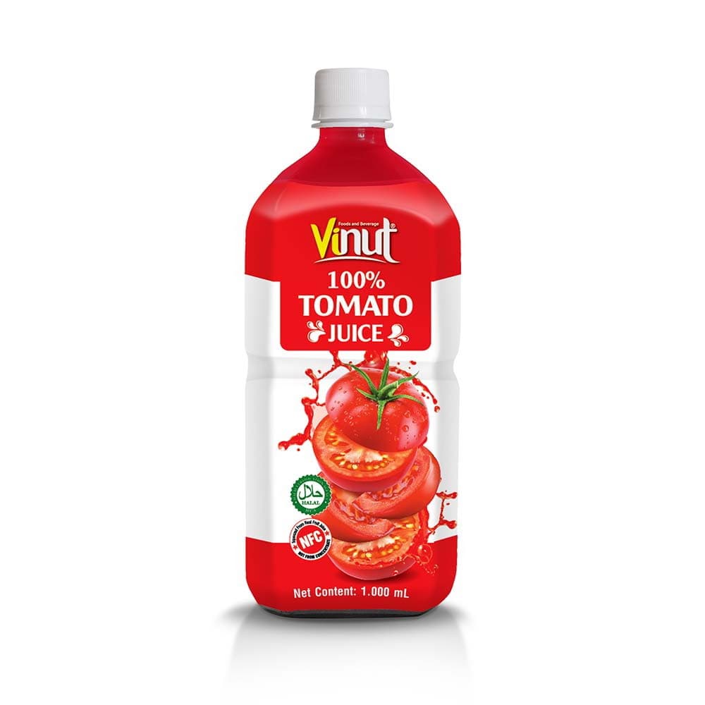 VINUT 100% Tomato Juice, 33.8 fl oz (1,000 mL) PET Bottle
