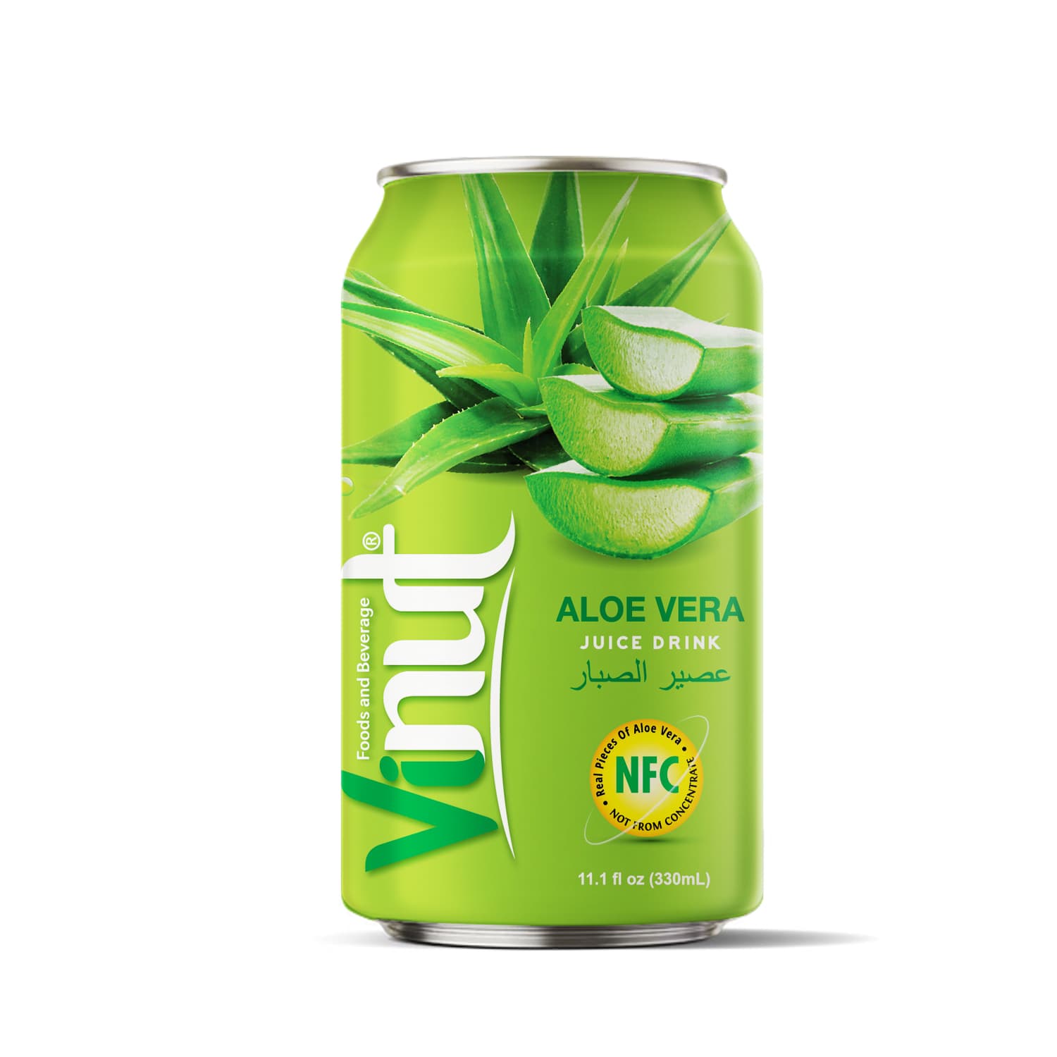 Vinut Aloe Vera Juice Drink, NFC, Slim Can, 11.1 fl oz 330 mL