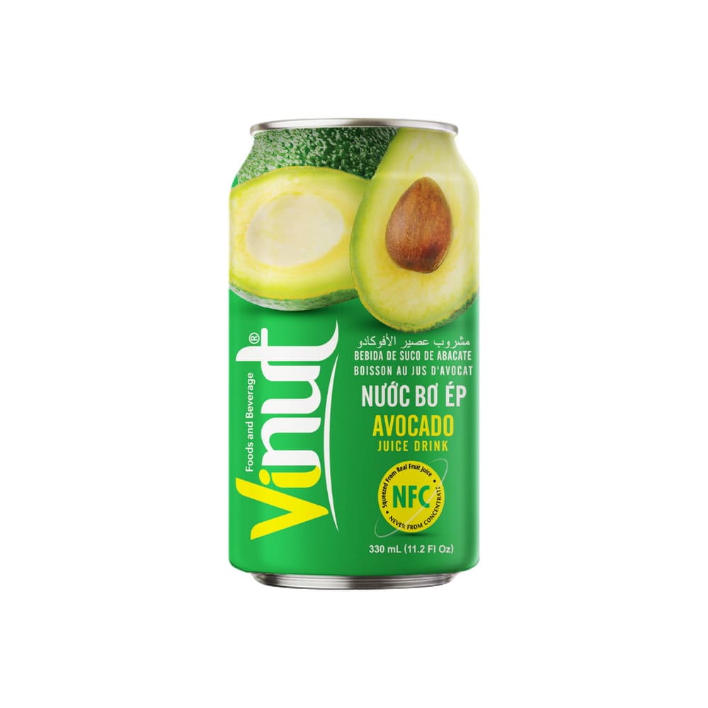 VINUT Avocado Juice Drink, 11.1 fl oz (330 mL) Can