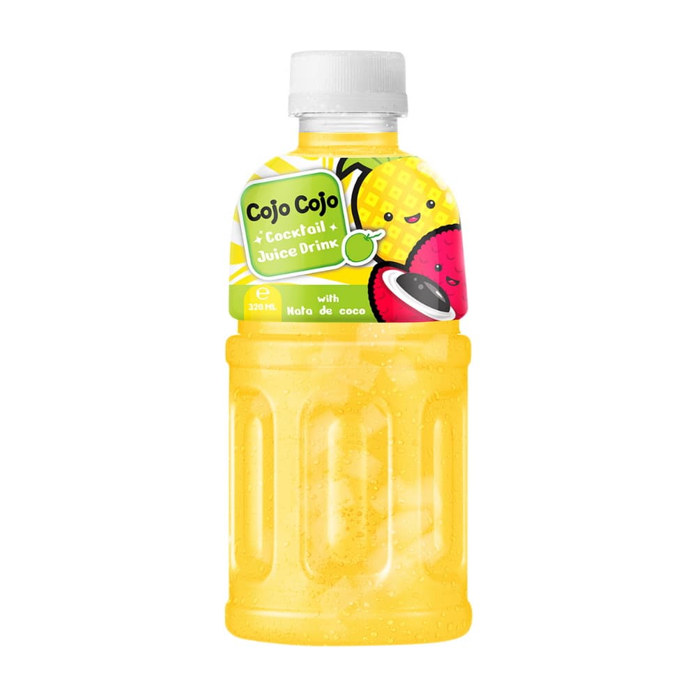 Vinut Cocktail Juice Drink, With Nata De Coco, PET Bottle, (320 mL)