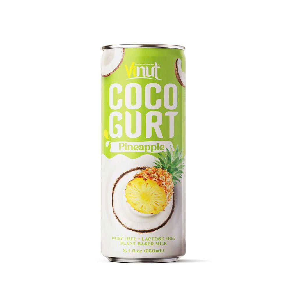Vinut Cocogurt Pineapple, PLANT BASED MILK, Can, 8.4 fl oz 250 mL