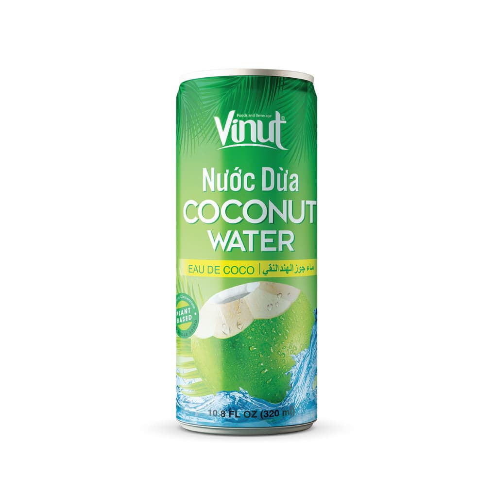 Vinut Coconut Water, Plant Based, Can, 10.8 fl oz 320 mL
