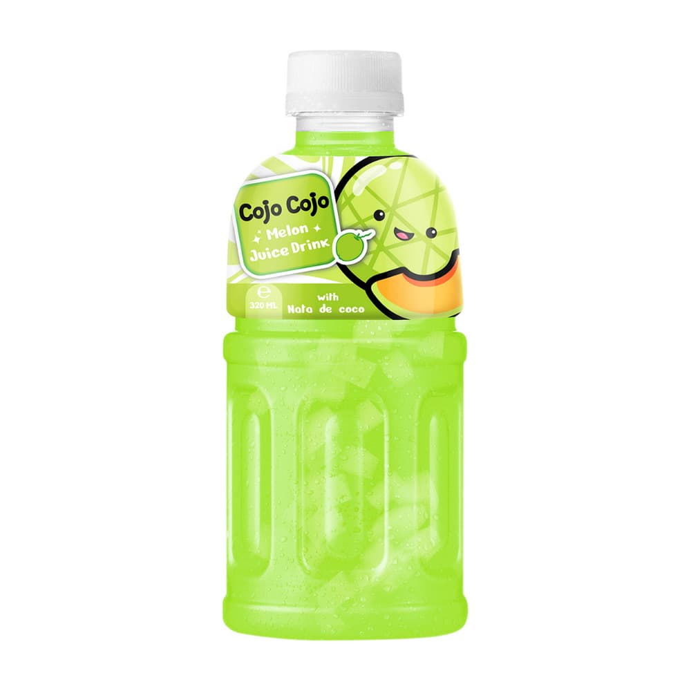 Vinut Melon Juice Drink, With Nata De Coco, PET Bottle, (320 mL)