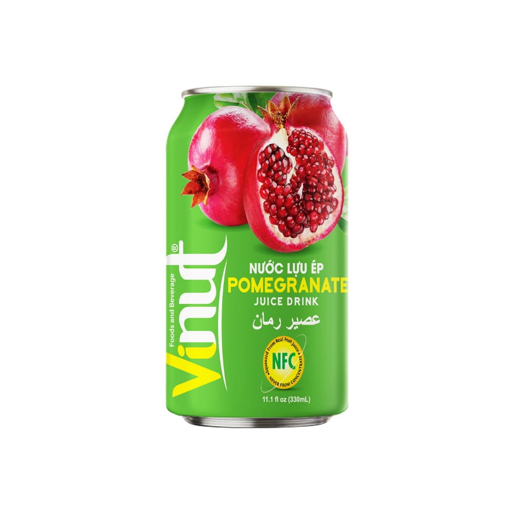 VINUT Pomegranate Juice Drink, 11.1 fl oz (330 mL) Can